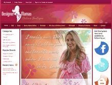 Tablet Screenshot of designermamas.com.au